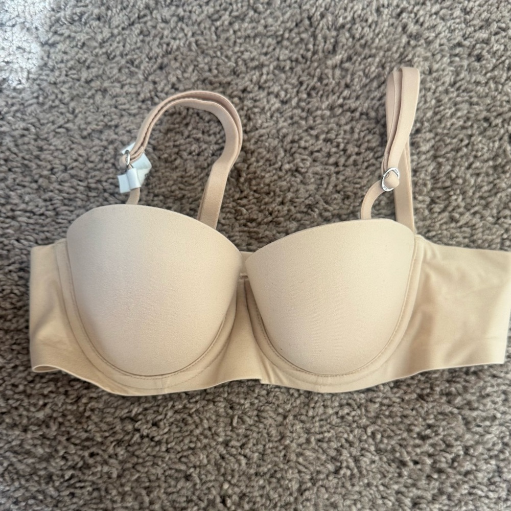 Aerie Tan Strapless Bra